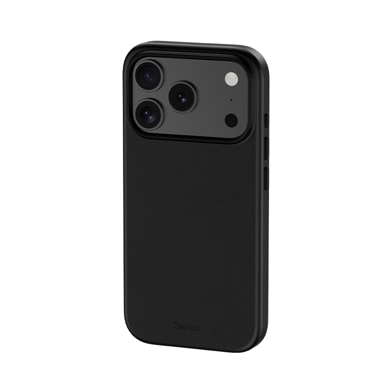 Apple iPhone 18 Pro Kılıf M-safe Şarj Özellikli Çizilmeye Dayanıklı Benks VitaPro Serisi PU Deri Kapak - 3