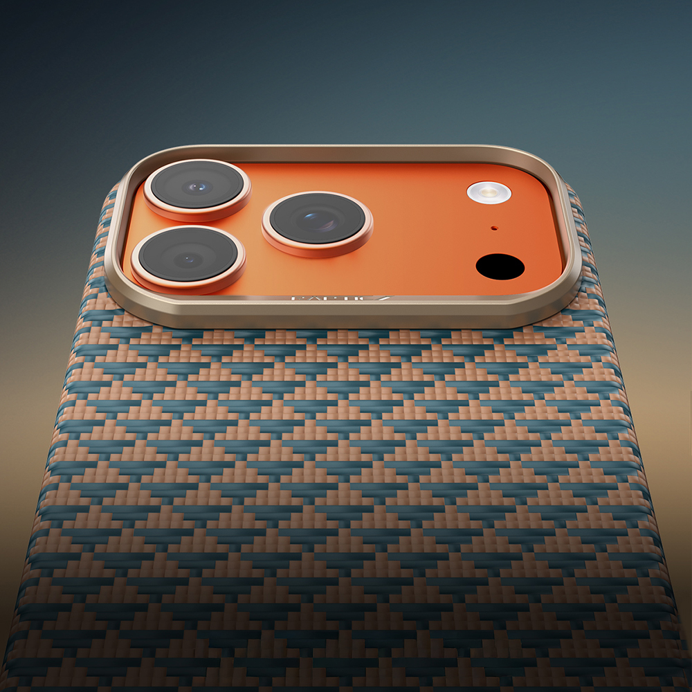 Apple iPhone 18 Pro Kılıf M-safe Şarj Özellikli Raptic Aramid Skin Origin Serisi Karbon Kapak - 2