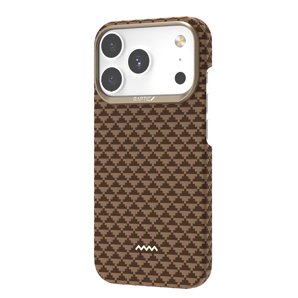 Apple iPhone 18 Pro Kılıf M-safe Şarj Özellikli Raptic Aramid Skin Origin Serisi Karbon Kapak - 11