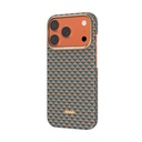 Apple iPhone 18 Pro Kılıf M-safe Şarj Özellikli Raptic Aramid Skin Origin Serisi Karbon Kapak - 13