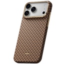 Apple iPhone 18 Pro Kılıf M-safe Şarj Özellikli Raptic Aramid Skin Origin Serisi Karbon Kapak - 33