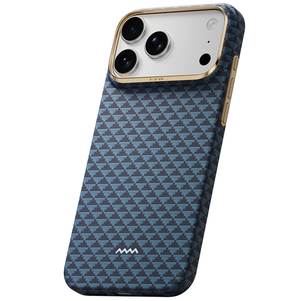 Apple iPhone 18 Pro Kılıf M-safe Şarj Özellikli Raptic Aramid Skin Origin Serisi Karbon Kapak - 36