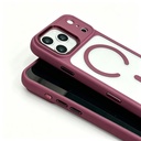 Apple iPhone 17 Pro Uyumlu Kılıf Wireless Şarj Özellikli Zore Krom M-safe Silikon Kapak - 1