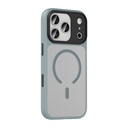 Apple iPhone 17 Pro Uyumlu Kılıf Mat Arka Yüzey Wireless Şarj Özellikli Zore Flet M-safe Kapak - 4
