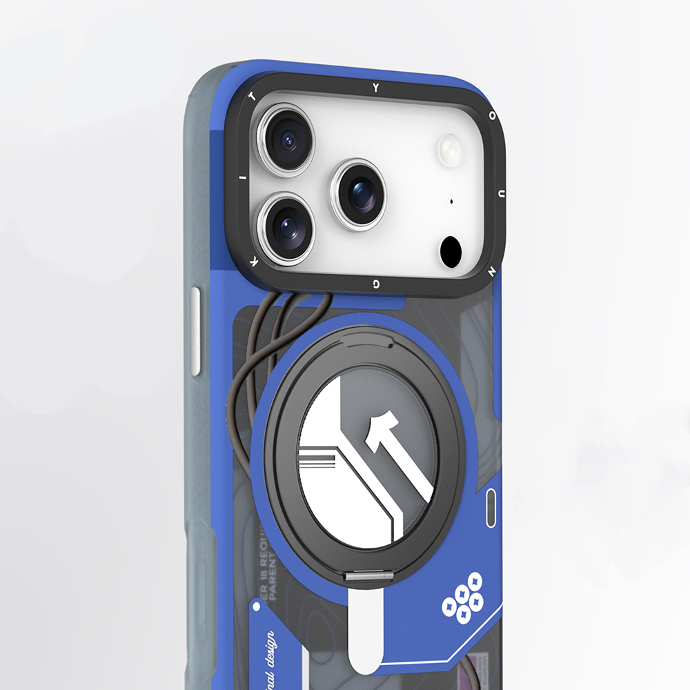Apple iPhone 17 Pro Uyumlu Kılıf M-safe Şarj Özellikli Youngkit Starship Serisi Kapak - 8