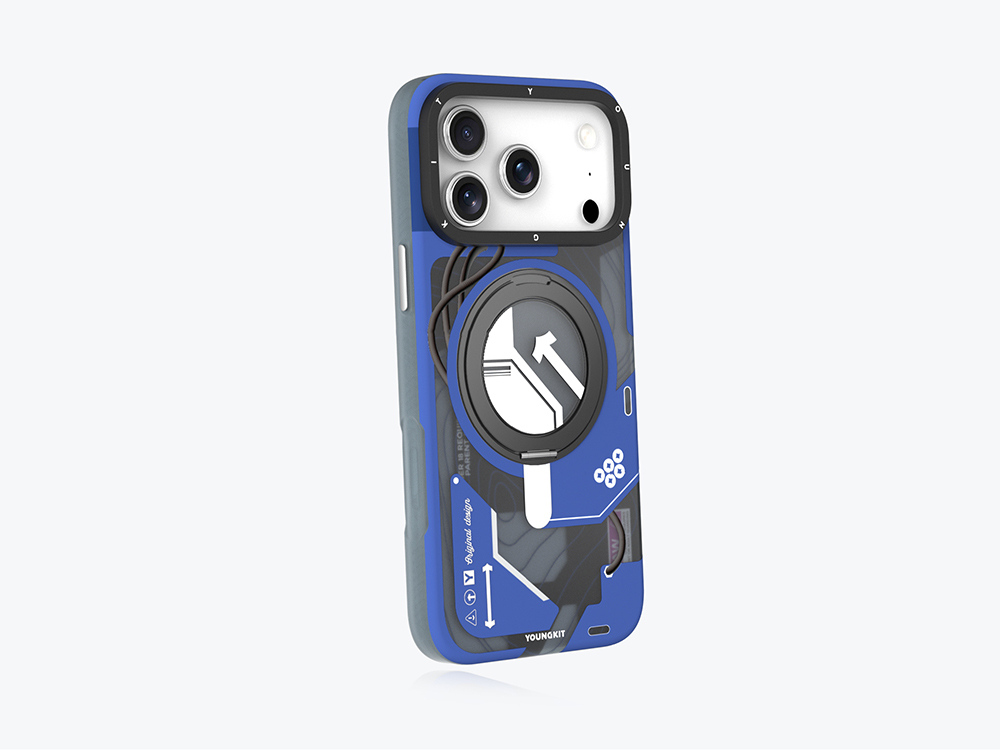 Apple iPhone 17 Pro Uyumlu Kılıf M-safe Şarj Özellikli Youngkit Starship Serisi Kapak - 15