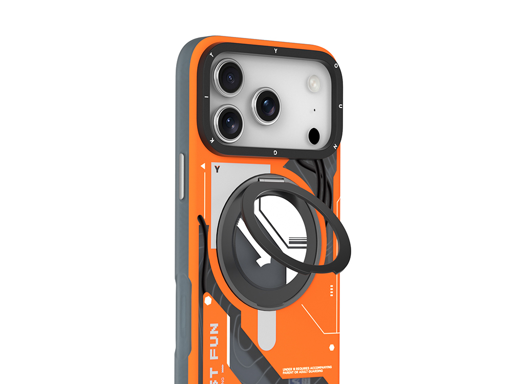 Apple iPhone 17 Pro Uyumlu Kılıf M-safe Şarj Özellikli Youngkit Starship Serisi Kapak - 16