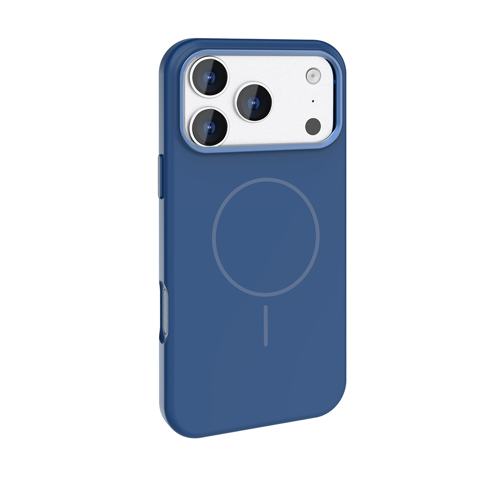 Apple iPhone 17 Pro Uyumlu Kılıf M-Safe Şarj Özellikli Metal Kamera Çerçeveli Zore Edi Silikon Kapak - 2