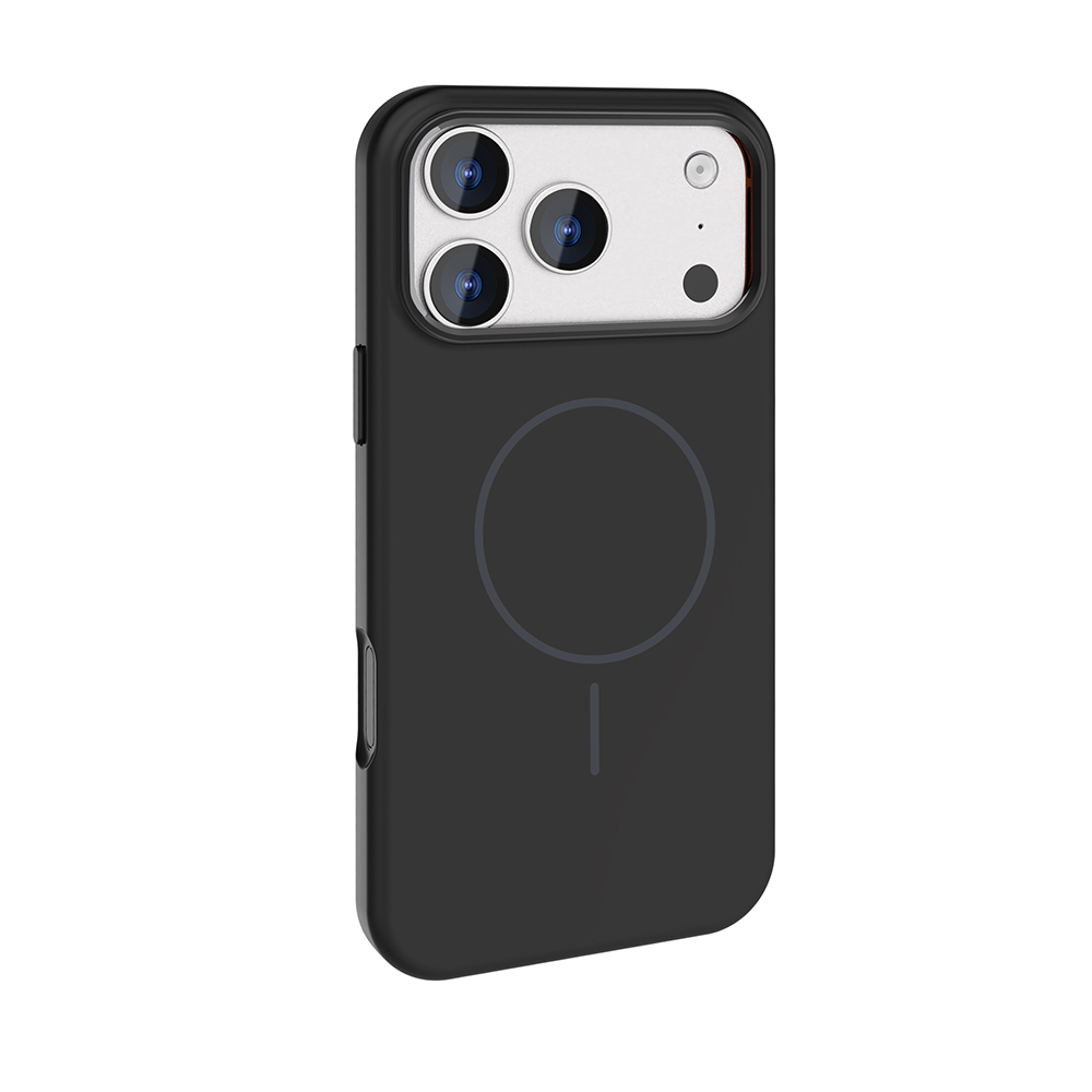 Apple iPhone 17 Pro Uyumlu Kılıf M-Safe Şarj Özellikli Metal Kamera Çerçeveli Zore Edi Silikon Kapak - 6