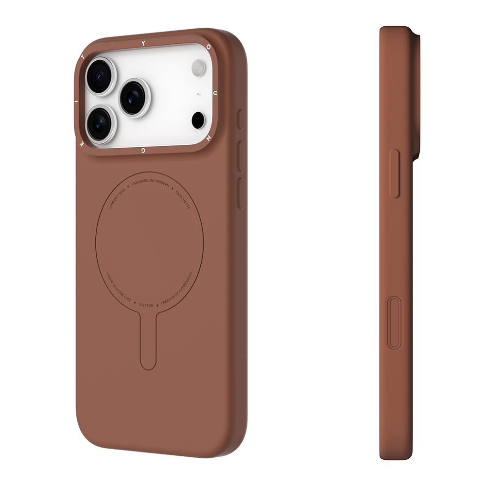 Apple iPhone 17 Pro Uyumlu Kılıf M-Safe Şarj Özellikli Youngkit Morandi Serisi Kapak - 1