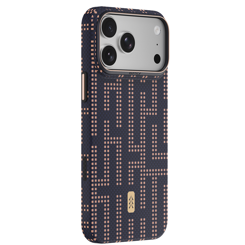Apple iPhone 18 Pro Kılıf M-safe Şarj Özellikli Raptic Aramid Skin Serisi Karbon Kapak - 2