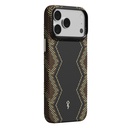 Apple iPhone 18 Pro Kılıf M-safe Şarj Özellikli Raptic Aramid Skin Scepter Serisi Karbon Kapak - 1