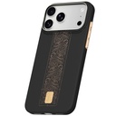 Apple iPhone 18 Pro Kılıf M-safe Şarj Özellikli Raptic Aramid Skin Rise Serisi 24 Ayar Altın Kaplamalı Karbon Kapak - 1