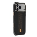 Apple iPhone 18 Pro Kılıf M-safe Şarj Özellikli Raptic Aramid Dual Rise Serisi 24 Ayar Altın Kaplamalı Karbon Kapak - 1