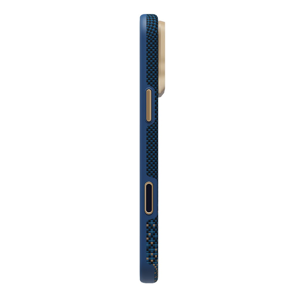 Apple iPhone 18 Pro Kılıf M-safe Şarj Özellikli Raptic Aramid Dual Ultra Serenity Serisi Karbon Kapak - 3