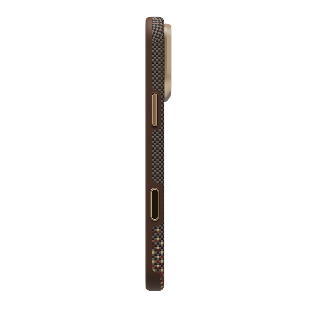 Apple iPhone 18 Pro Kılıf M-safe Şarj Özellikli Raptic Aramid Dual Ultra Serenity Serisi Karbon Kapak - 3