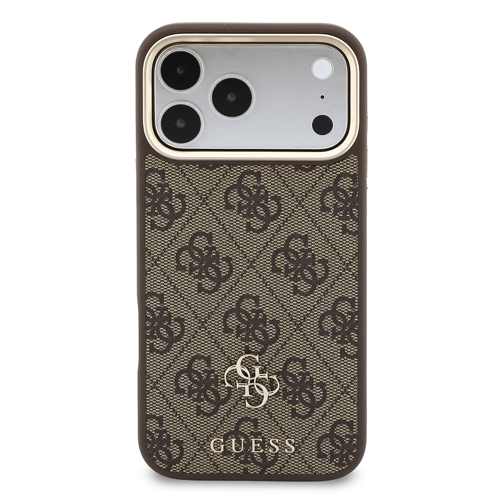 Apple iPhone 17 Pro Max Uyumlu Kılıf Guess Orjinal Lisanslı M-safe Şarj Özellikli Askılı ve 4G Metal Logolu Kartlıklı Kapak - 2