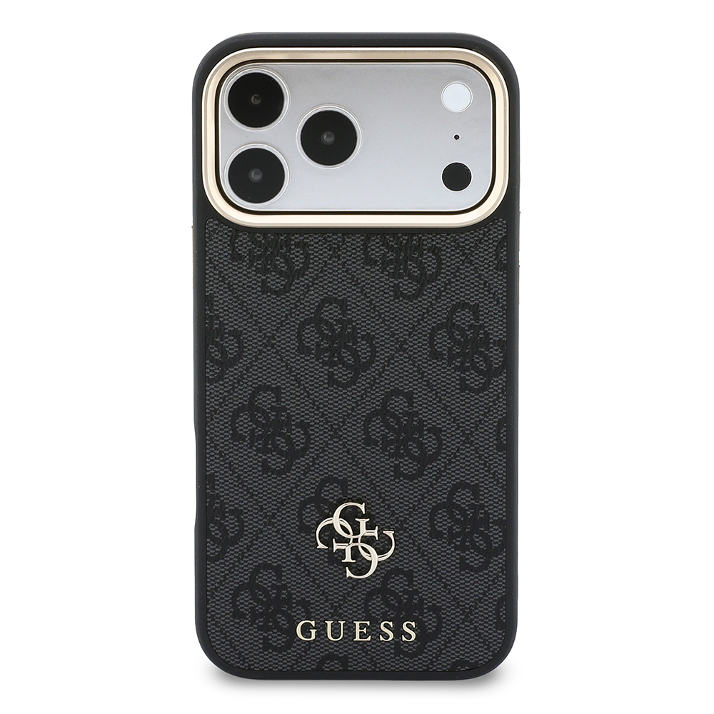 Apple iPhone 17 Pro Max Uyumlu Kılıf Guess Orjinal Lisanslı M-safe Şarj Özellikli Askılı ve 4G Metal Logolu Kartlıklı Kapak - 2