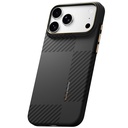 Apple iPhone 18 Pro Max Kılıf M-safe Şarj Özellikli 600D Metal Kamera Çerçeveli Raptic Aramid Fiber Karbon Geotik Serisi Kapak - 1