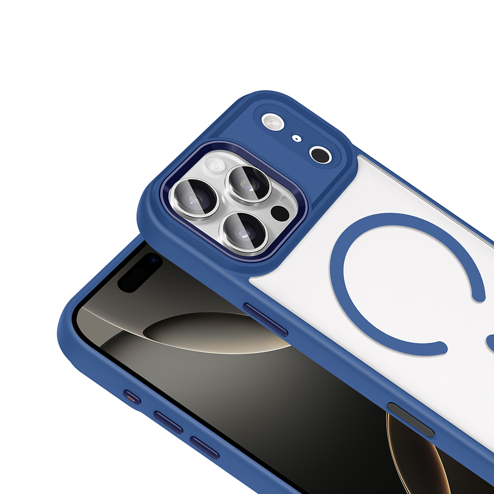 Apple iPhone 17 Pro Max Uyumlu Kılıf Wireless Şarj Özellikli Zore Krom M-safe Silikon Kapak - 3