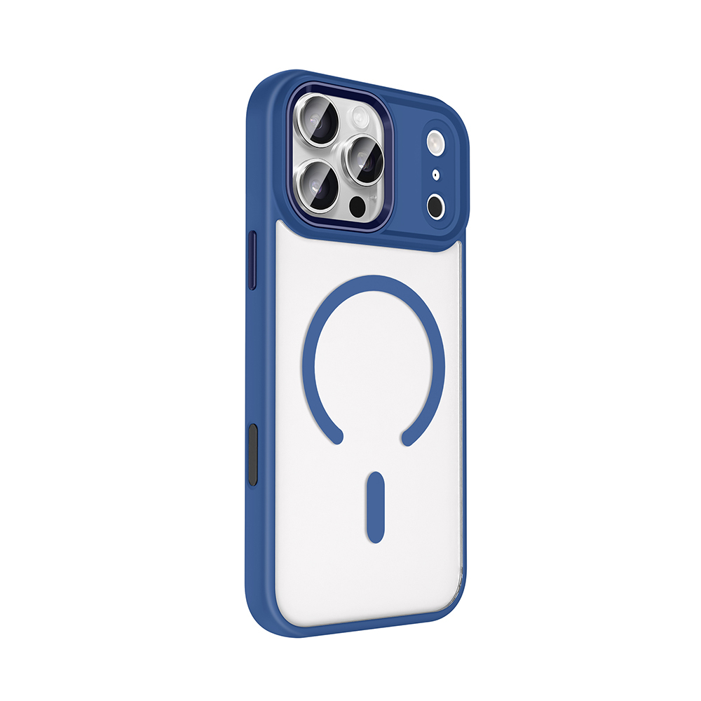 Apple iPhone 17 Pro Max Uyumlu Kılıf Wireless Şarj Özellikli Zore Krom M-safe Silikon Kapak - 7
