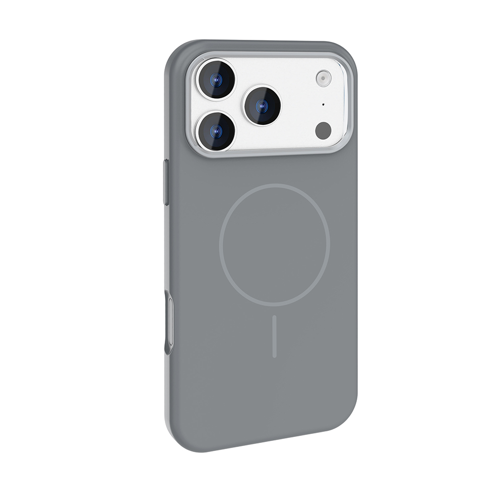 Apple iPhone 17 Pro Max Uyumlu Kılıf M-Safe Şarj Özellikli Metal Kamera Çerçeveli Zore Edi Silikon Kapak - 6