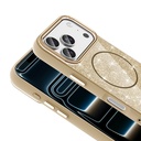 Apple iPhone 17 Pro Max Uyumlu Kılıf M-safe Şarj Özellikli Parlayan Simli Zore Okso Kapak - 11
