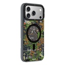 Apple iPhone 17 Pro Max Uyumlu Kılıf M-Safe Şarj Özellikli Youngkit Camouflage Sykell Serisi Kapak - 2