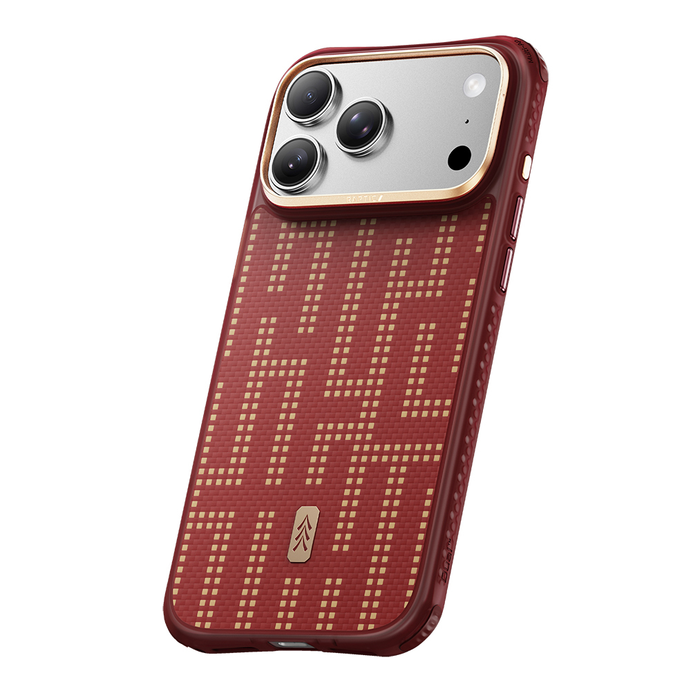 Apple iPhone 18 Pro Max Kılıf M-safe Şarj Özellikli Raptic Aramid Dual Grid Serisi Karbon Kapak - 2