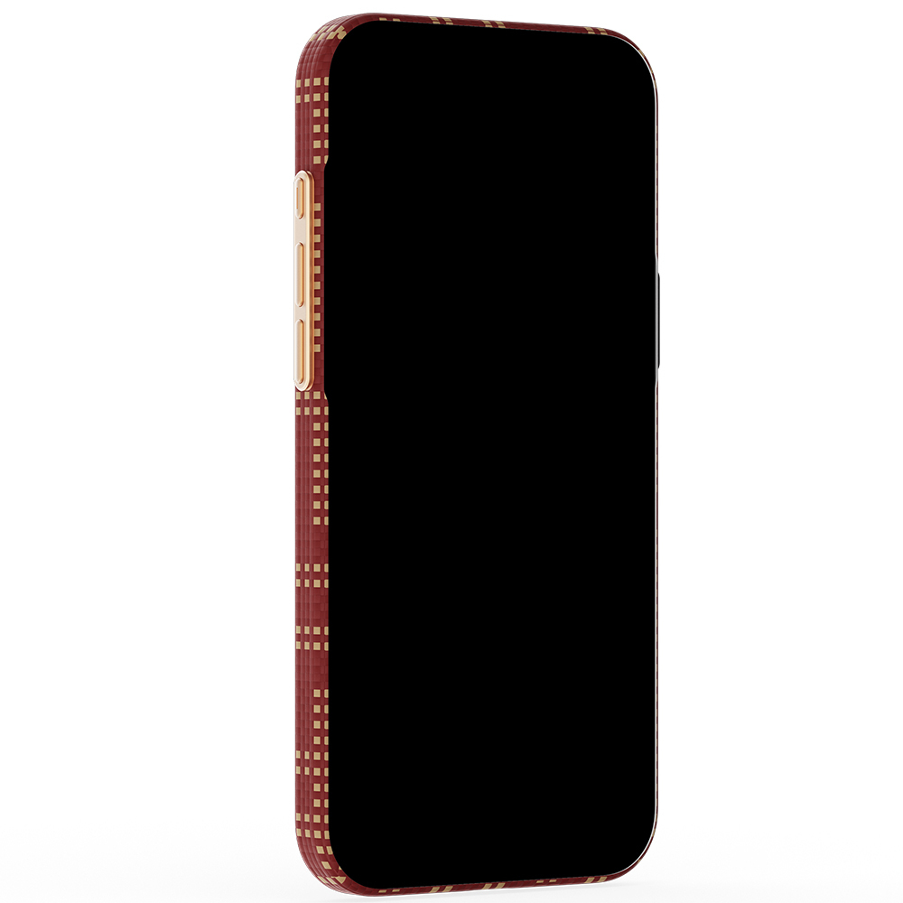 Apple iPhone 18 Pro Max Kılıf M-safe Şarj Özellikli Raptic Aramid Skin Serisi Karbon Kapak - 4