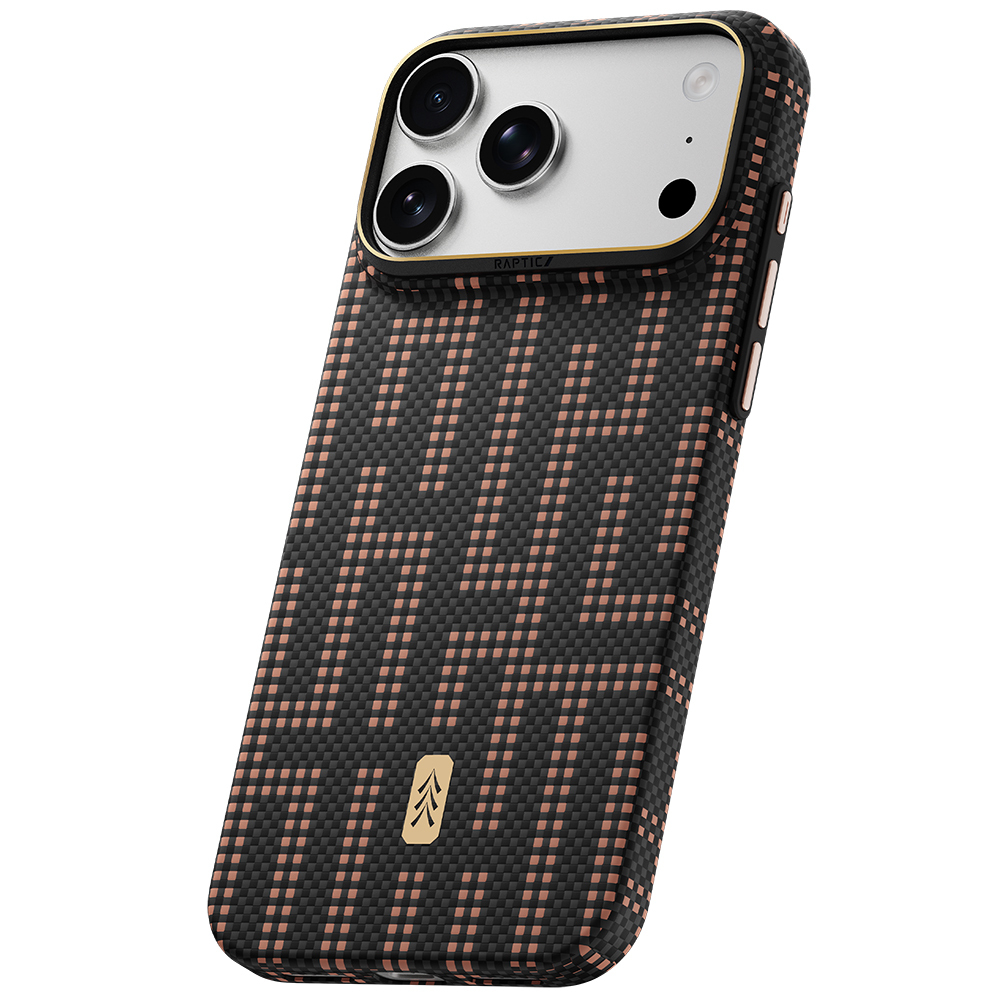 Apple iPhone 18 Pro Max Kılıf M-safe Şarj Özellikli Raptic Aramid Skin Serisi Karbon Kapak - 2
