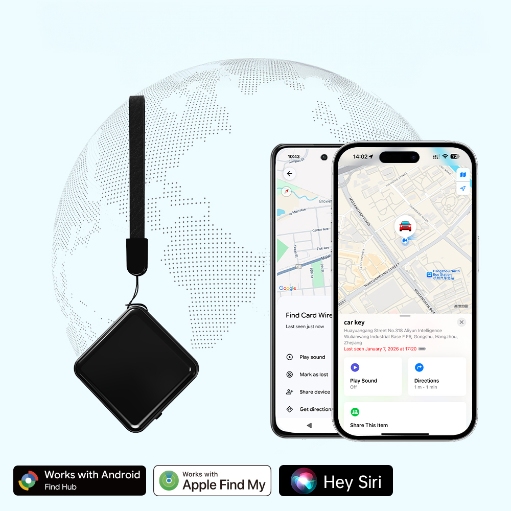 Micflip P25 Suya Dayanıklı iOS ve Android Cihazlar için Type-C Şarj Portlu Akıllı Takip Cihazı - 7