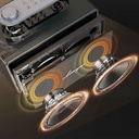 Lenyes S877 Serisi RGB Işıklı Taşınabilir Su Geçirmez Çift Mikrofonlu TWS Bluetooth Hoparlör Speaker v5.3 200W - 4