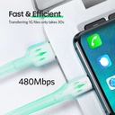 Benks D35 Type-C Fast Charging Usb Kablo 1.2M - 4