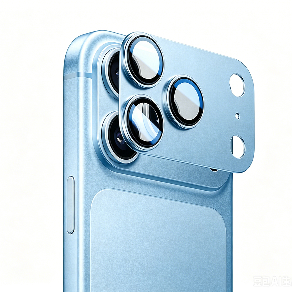 iPhone 18 Pro Mohseven Sapphire Alüminyum Safir Kamera Lens Koruyucu - 1