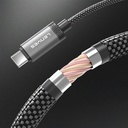 Lenyes LC571 OLED Dijital Ekranlı Type-C to Type-C Data ve Şarj Kablosu 240W 1.2M - 2