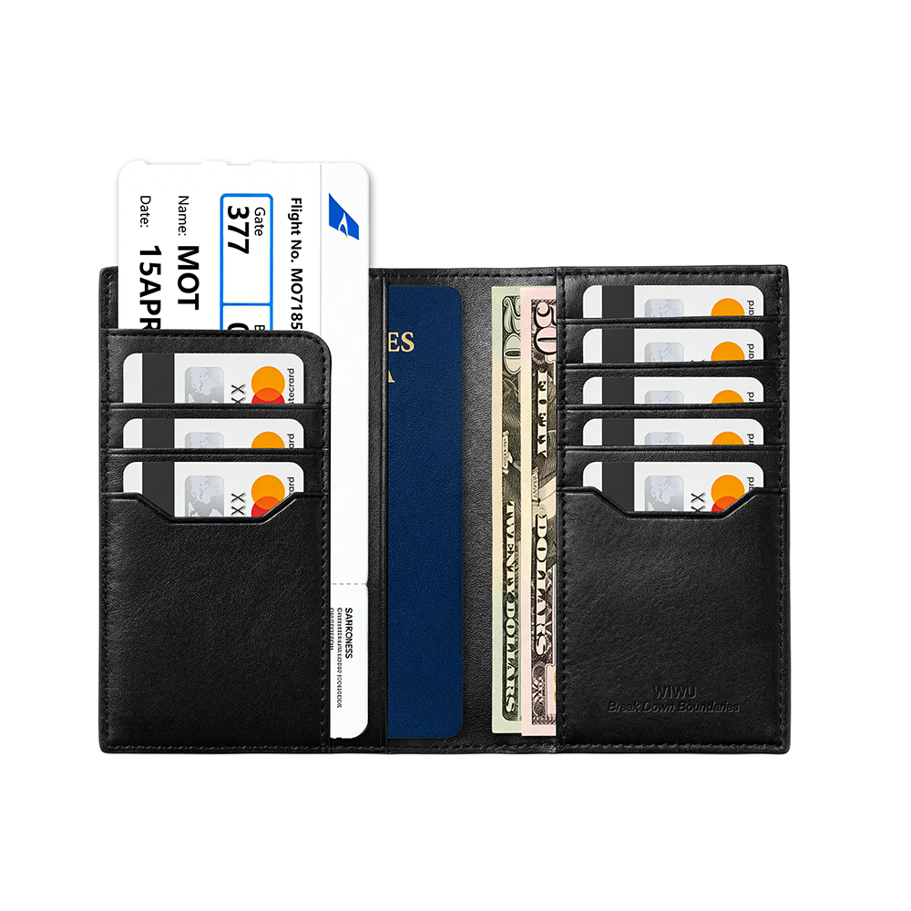 Wiwu Royal Passport Wallet Android ve iOS Cihazlar için RFID Özellikli PU Deri Cüzdan - 2