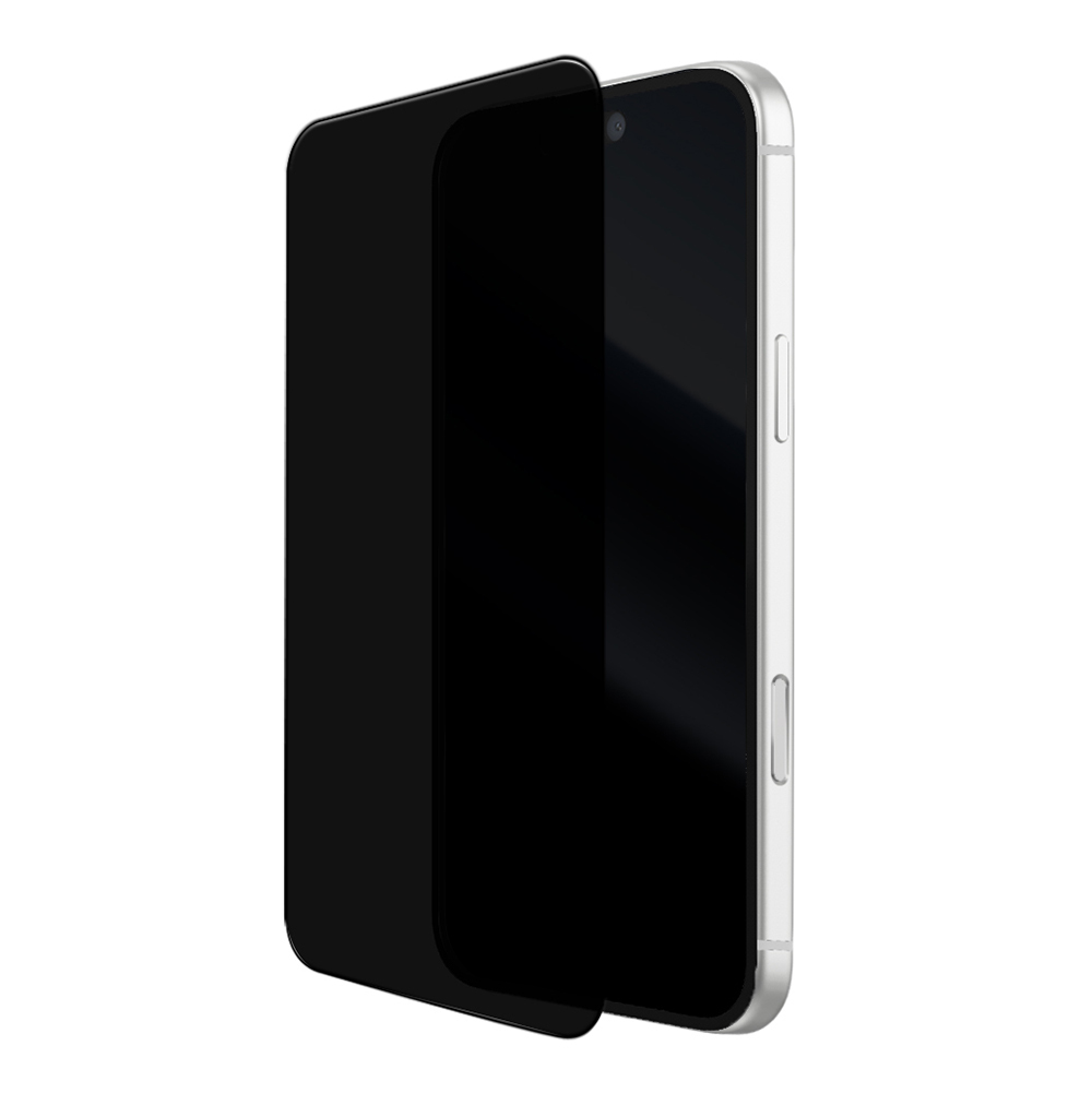 Apple iPhone 18 Pro Mohseven M7 Privacy Sapphire Coating Temperli Cam Ekran Koruyucu + Kolay Uygulama Aparatı - 1