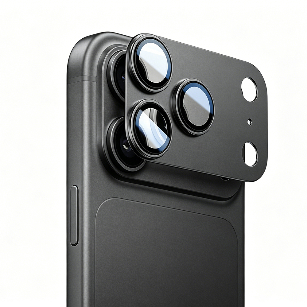 iPhone 18 Pro Max Mohseven Sapphire Alüminyum Safir Kamera Lens Koruyucu - 2