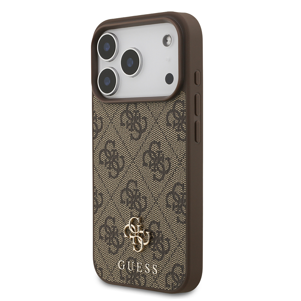 Apple iPhone 18 Pro Kılıf Guess Orjinal Lisanslı M-safe Şarj Özellikli Small 4G Classic Kapak - 1