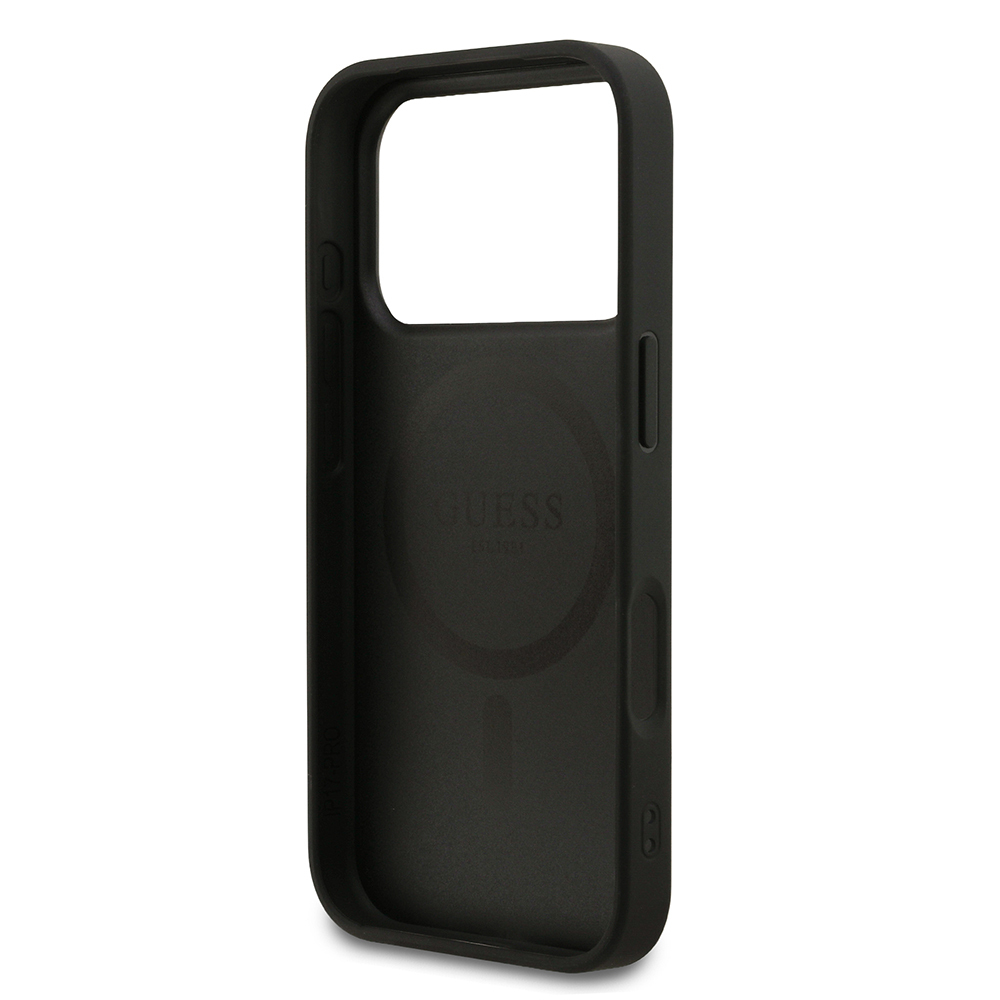 Apple iPhone 18 Pro Kılıf Guess Orjinal Lisanslı M-safe Şarj Özellikli Small 4G Classic Kapak - 6