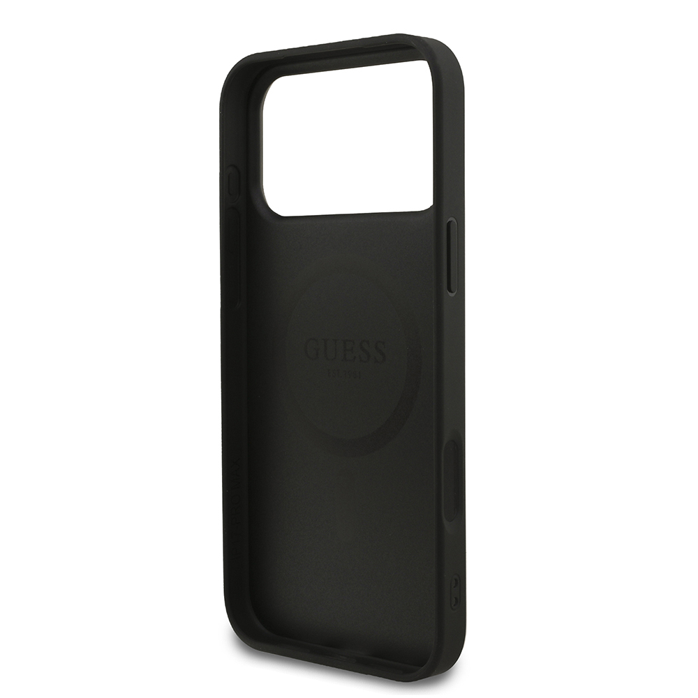 Apple iPhone 18 Pro Max Kılıf Guess Orjinal Lisanslı M-safe Şarj Özellikli Small 4G Classic Kapak - 6