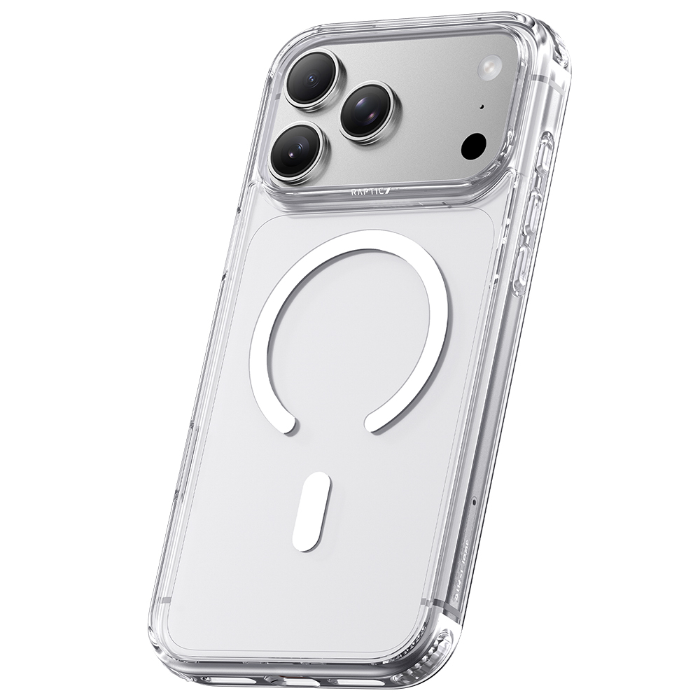 Apple iPhone 18 Pro Max Kılıf M-Safe Şarj Özellikli Raptic Air Clear Serisi Airbagli Kapak - 1