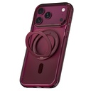 Apple iPhone 18 Pro Kılıf M-safe Şarj Özellikli Raptic Air Stand Serisi Aynalı Arka Yüzey Standlı Kapak - 2