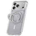Apple iPhone 18 Pro Max Kılıf M-safe Şarj Özellikli Raptic Air Stand Serisi Aynalı Arka Yüzey Standlı Kapak - 2