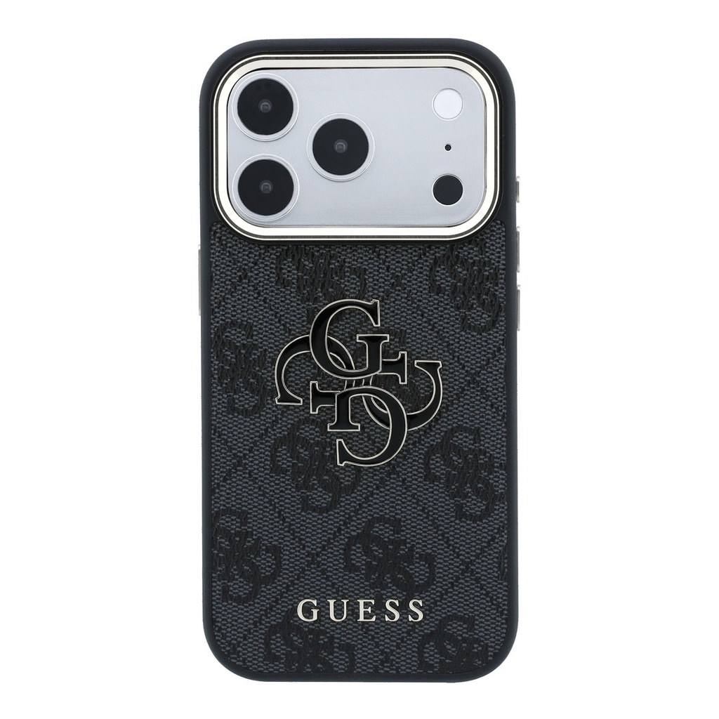 Apple iPhone 18 Pro Max Kılıf Guess Orjinal Lisanslı 4G Büyük Resin Logolu PU Kapak - 2