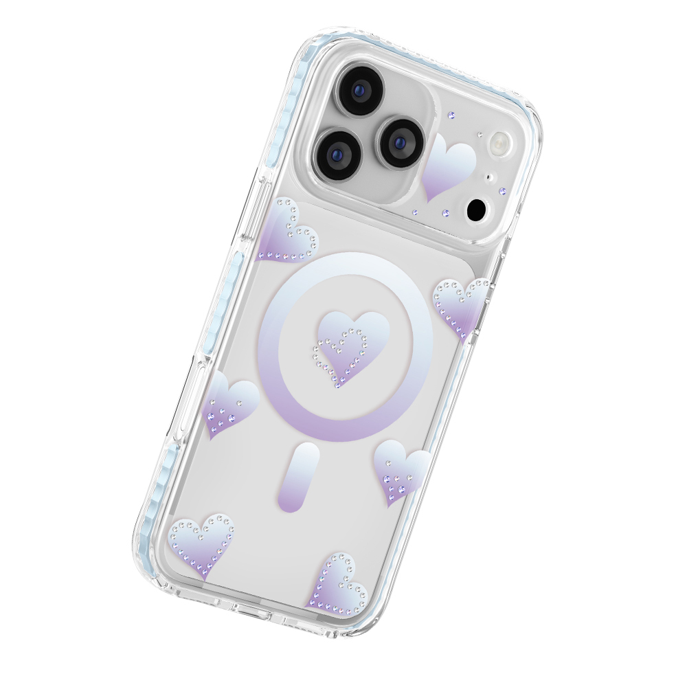 Apple iPhone 17 Pro Max Uyumlu Kılıf M-Safe Şarj Özellikli Zore Paris Elvo Sert PC Kapak - 2