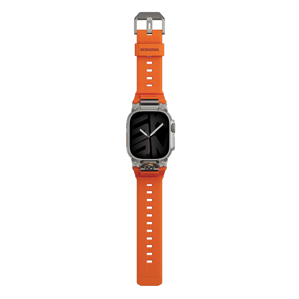 Apple Watch Ultra 49mm Uyumlu SkinArma Talon Serisi Suya Dayanıklı Silikon Kordon - 2