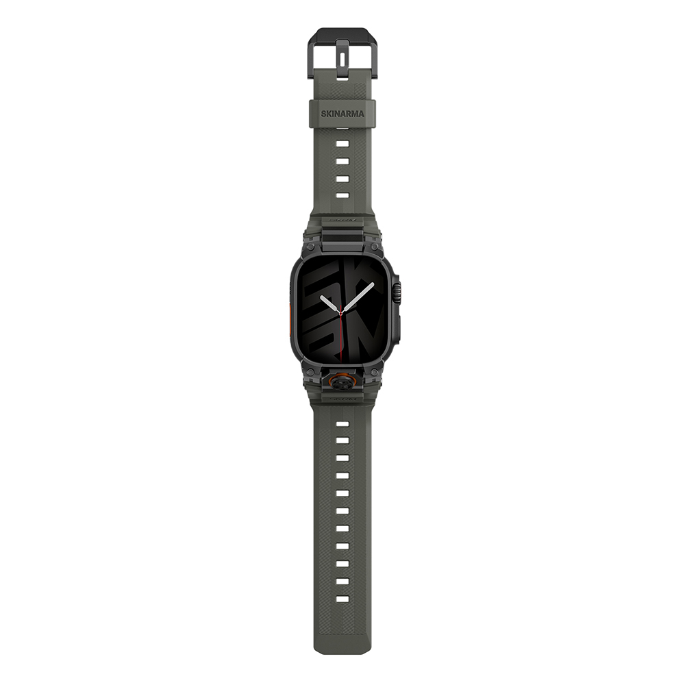 Apple Watch Ultra 49mm Uyumlu SkinArma Talon Serisi Suya Dayanıklı Silikon Kordon - 2