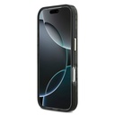 Apple iPhone 18 Pro Kılıf Guess Orjinal Lisanslı M-safe Şarj Özellikli Üçgen Logolu Simli Leopar Desenli Kapak - 4